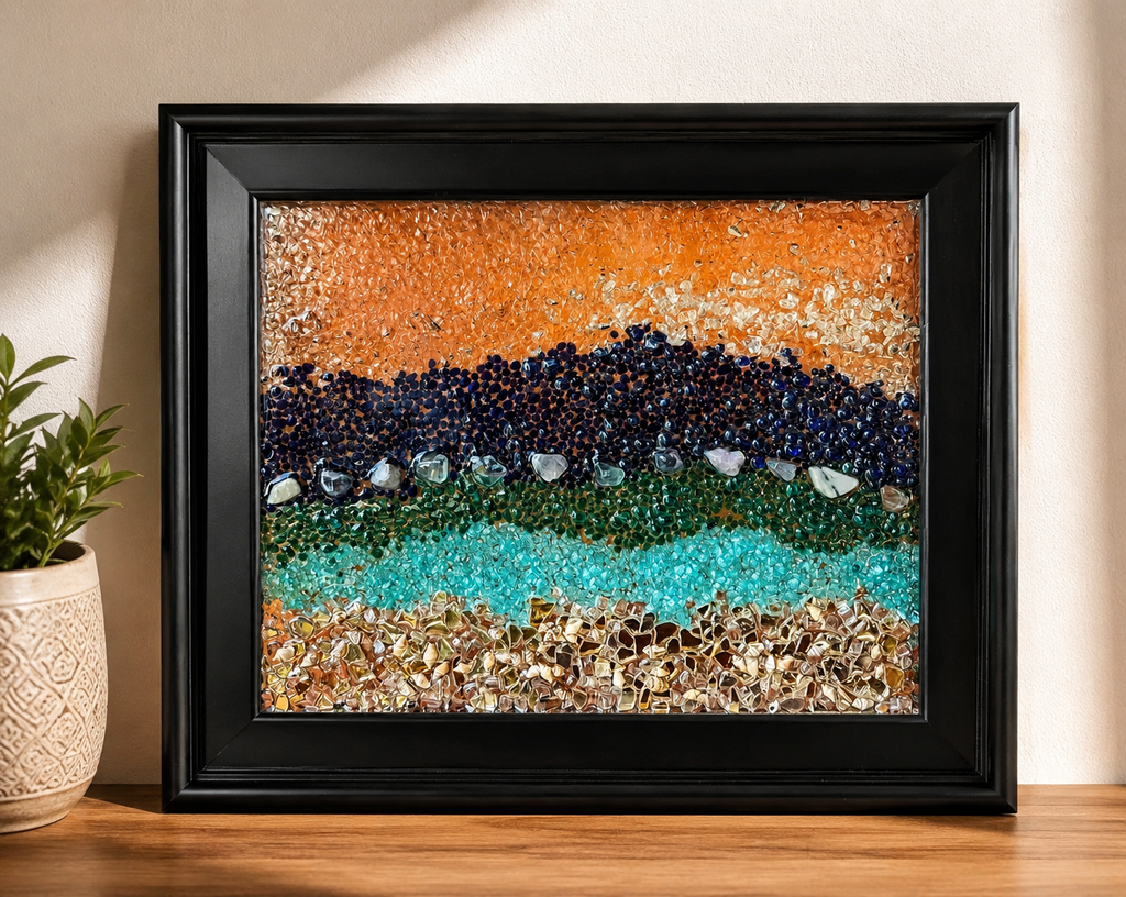 Beach Resin Wall Art