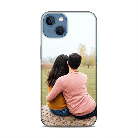 Custom Personalized iPhone 13 Hard Case – Photo & Name