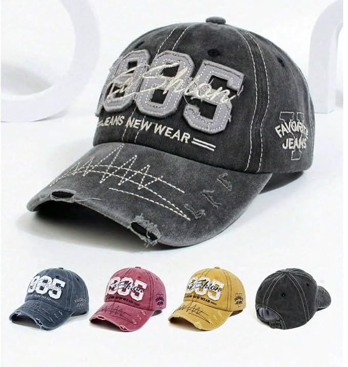 Embroidered Handcuffs Cotton Baseball Cap – Unisex