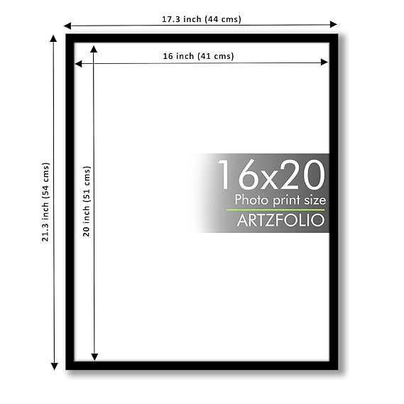 Extra Large Black Wall Photo Frame – 16x20