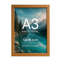 A3 12x16" Wooden Photo Frame – Teak Color