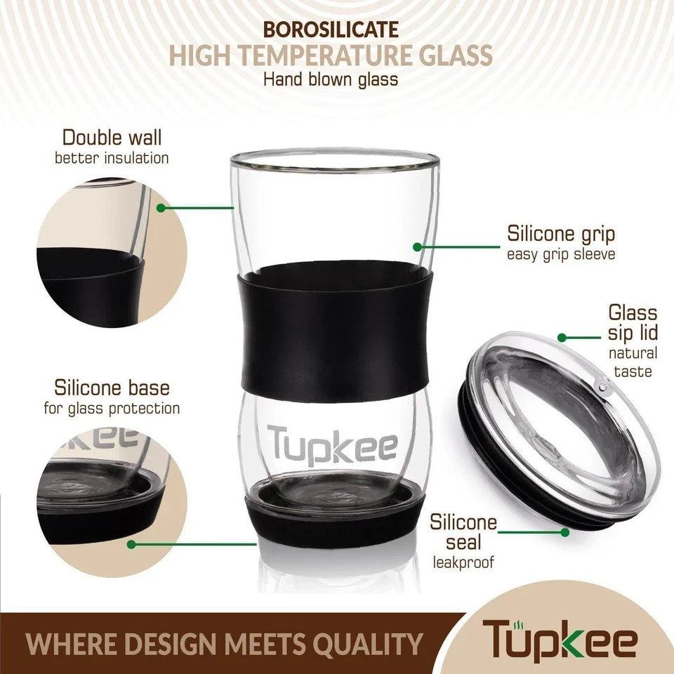 Glass Coffee Tumbler